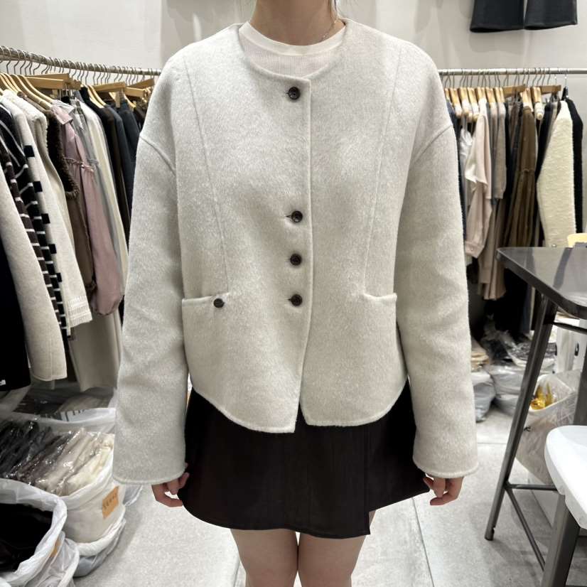 G.I-L韓國直郵㊣女士新品真品推薦時尚休閑25秋冬短款大衣G.I-L短款大衣