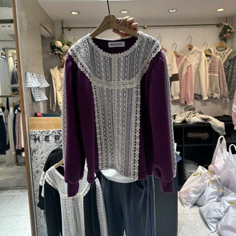HERO東大門㊣直郵女裝新品時尚真品職業人氣熱賣25秋冬長袖T恤HERO長袖T恤