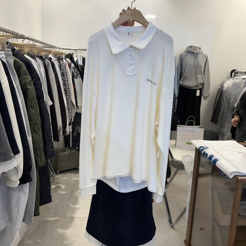 TAN&amp;COMO韓國直郵㊣女士新品推薦25秋冬時尚職業長袖T恤tan-COMO長袖T恤