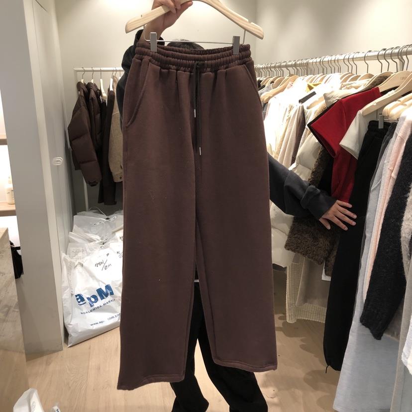 LIFFEY韓國直郵㊣女士新品真品休閑時尚職業休閑褲加絨絎縫LIFFEY休閑褲