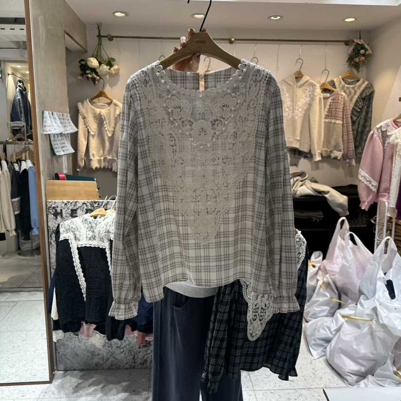 HERO東大門㊣實拍女士新款職業時尚推薦休閑人氣襯衫蕾絲衫HERO襯衫/蕾絲衫