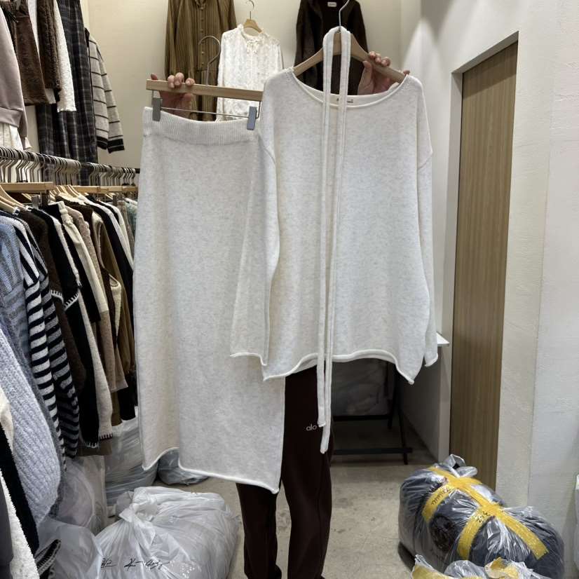 HOLYBANANA韓國代購㊣女士新款真品時尚休閑推薦套裝兩件套groovy.H/HOLYBANANA套裝