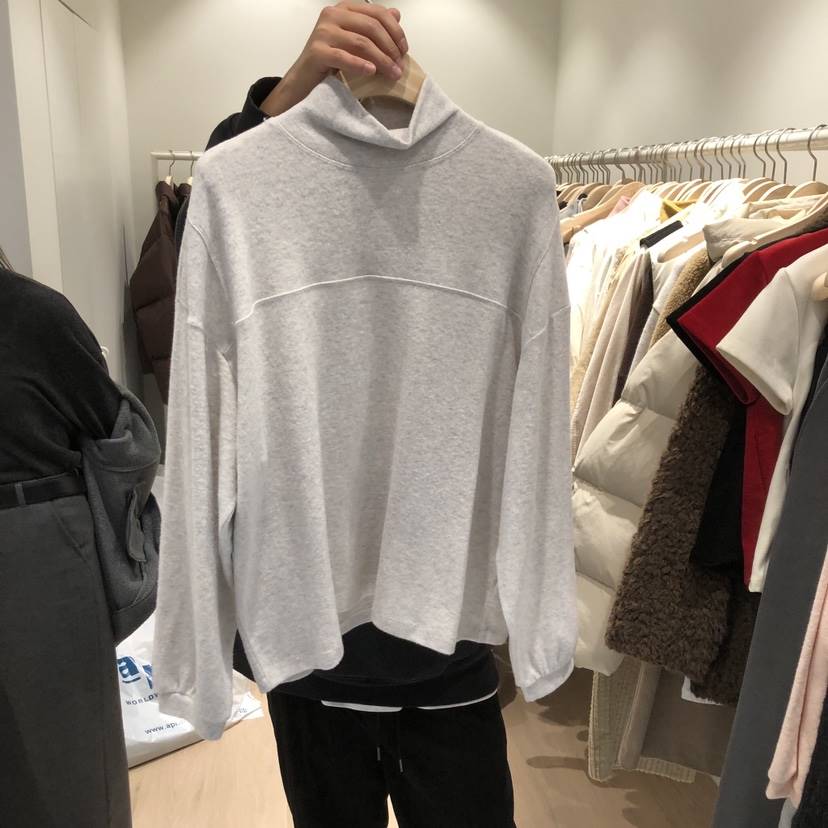 LIFFEY韓國直郵㊣女裝新品熱賣真品休閑人氣推薦長袖T恤安哥拉LIFFEY長袖T恤