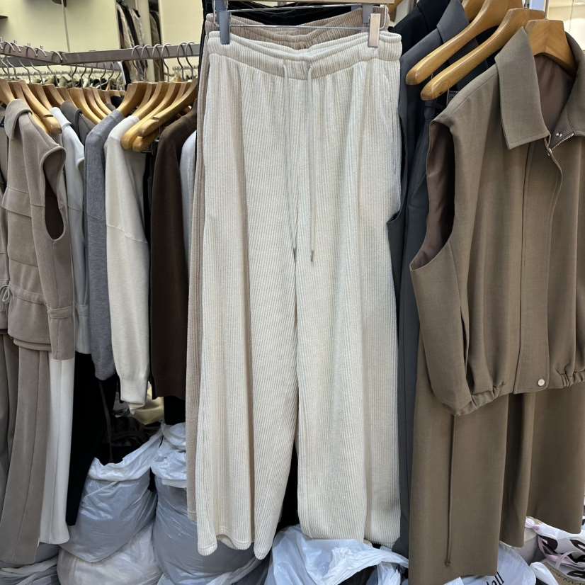 SANS東大門㊣直郵女裝新品人氣推薦職業熱賣25秋冬休閑褲泰迪熊SANS休閑褲