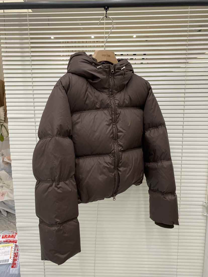 AND THE韓國代購㊣女裝新款推薦熱賣休閑時尚短款羽絨服短款AND THE短款羽絨服