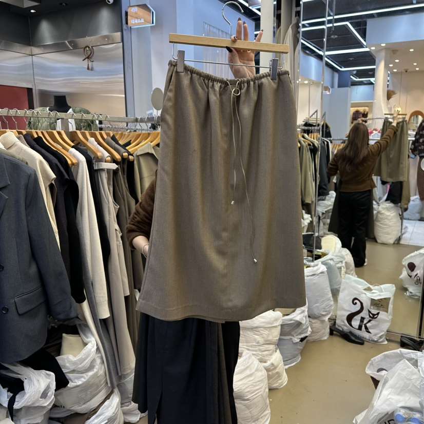 SANS韓國直郵㊣女裝新品真品時尚熱賣25秋冬人氣職業推薦長裙SANS長裙