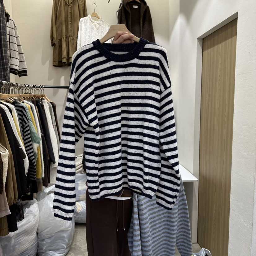 HOLYBANANA韓國直郵㊣女裝新款推薦熱賣25秋冬職業休閑針織衫groovy.H/HOLYBANANA針織衫