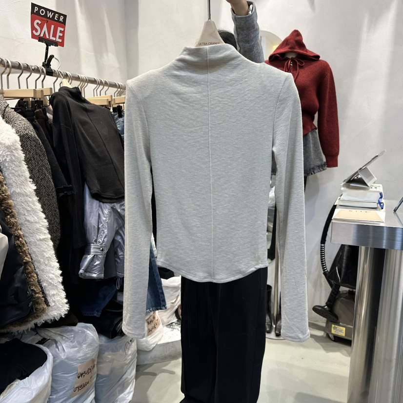ULTRAORANGE韓國代購㊣女裝新品熱賣職業推薦25秋冬長袖T恤GILT/ULTRAORANGE長袖T恤