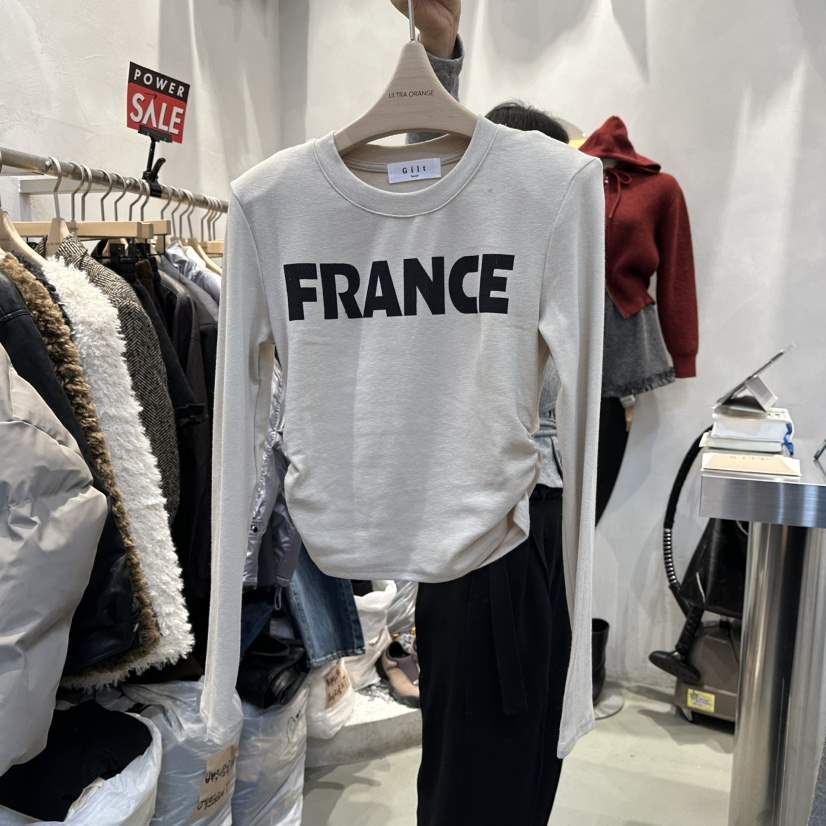 ULTRAORANGE韓國直郵㊣女裝新品真品人氣時尚熱賣休閑長袖T恤GILT/ULTRAORANGE長袖T恤