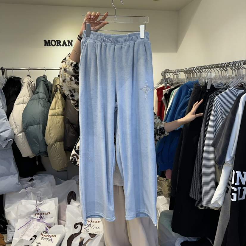 MORAN韓國直郵㊣女士新款休閑熱賣時尚25秋冬職業推薦休閑褲MORAN/MOSCO休閑褲