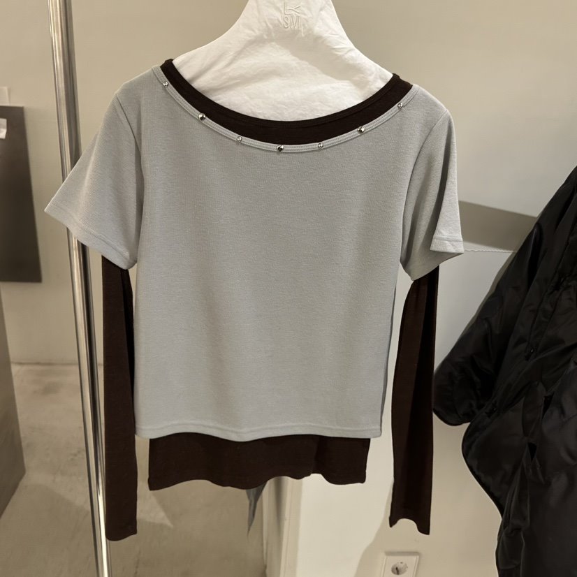 LOVE YOU SO MUCH/MORE THAN YESTERDAY東大門㊣代購女裝新款時尚長袖T恤LYSM/MORE THAN YESTERDAY長袖T恤