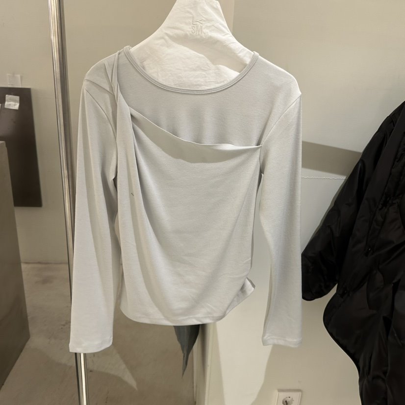 LOVE YOU SO MUCH/MORE THAN YESTERDAY東大門㊣直郵女士新品25秋冬長袖T恤假兩件LYSM/MORE THAN YESTERDAY長袖T恤