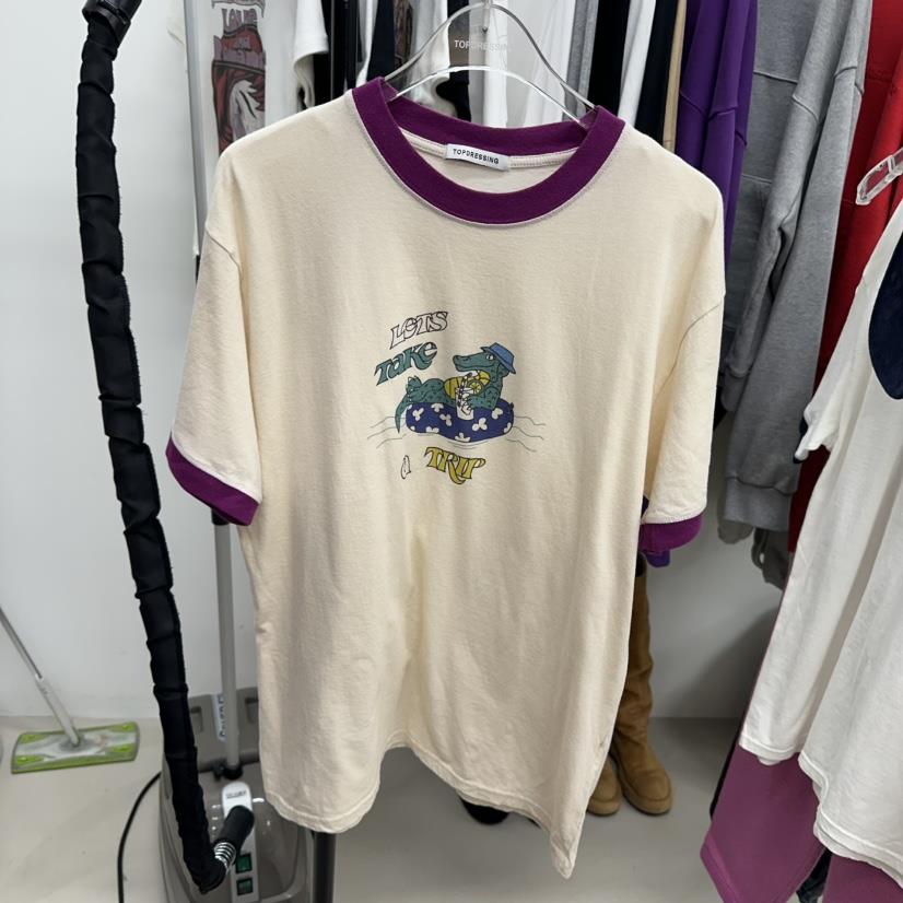 TOPDRESSING韓國直郵㊣女裝新品真品25秋冬時尚熱賣休閑T恤TOPDRESSINGT恤