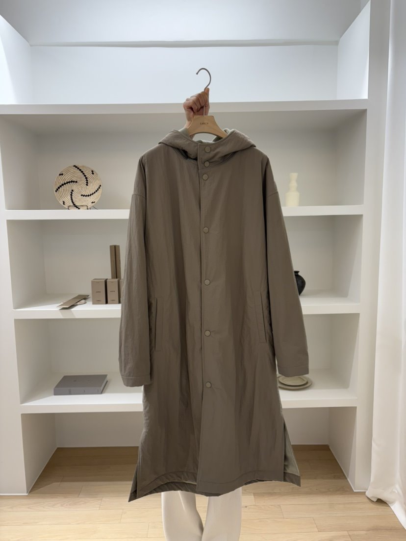 LANCH韓國代購㊣女士新品休閑時尚熱賣長款棉服抓絨保暖長款LANCH長款棉服