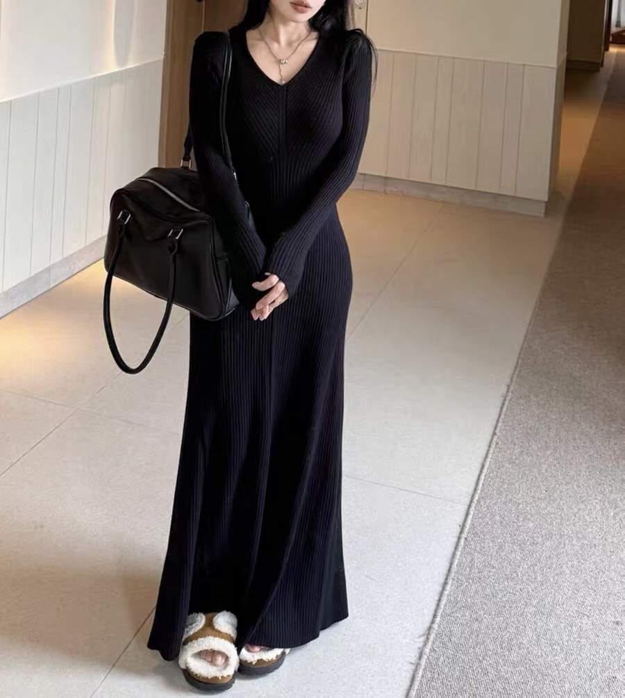 KC MARKET東大門㊣代購女裝新品25秋冬真品時尚熱賣連衣裙KC MARKET連衣裙