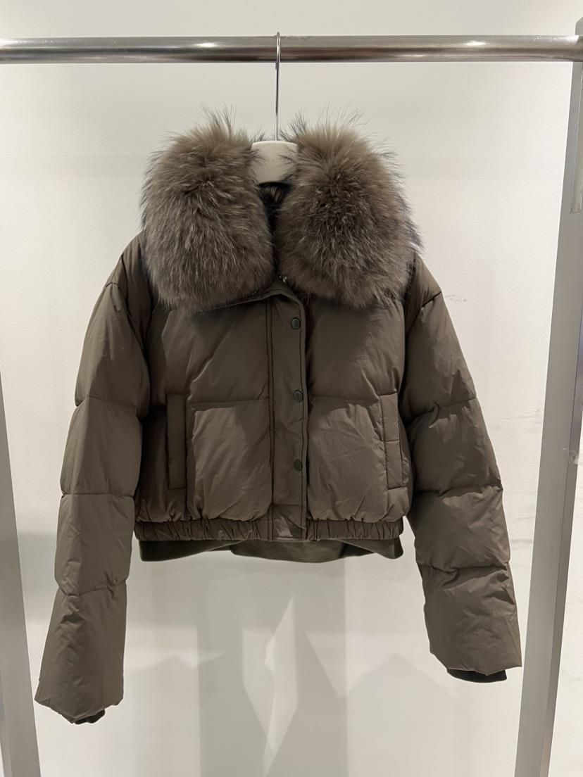 MENTOR韓國代購㊣女裝新款熱賣職業25秋冬真品短款羽絨服狐貍MENTOR短款羽絨服