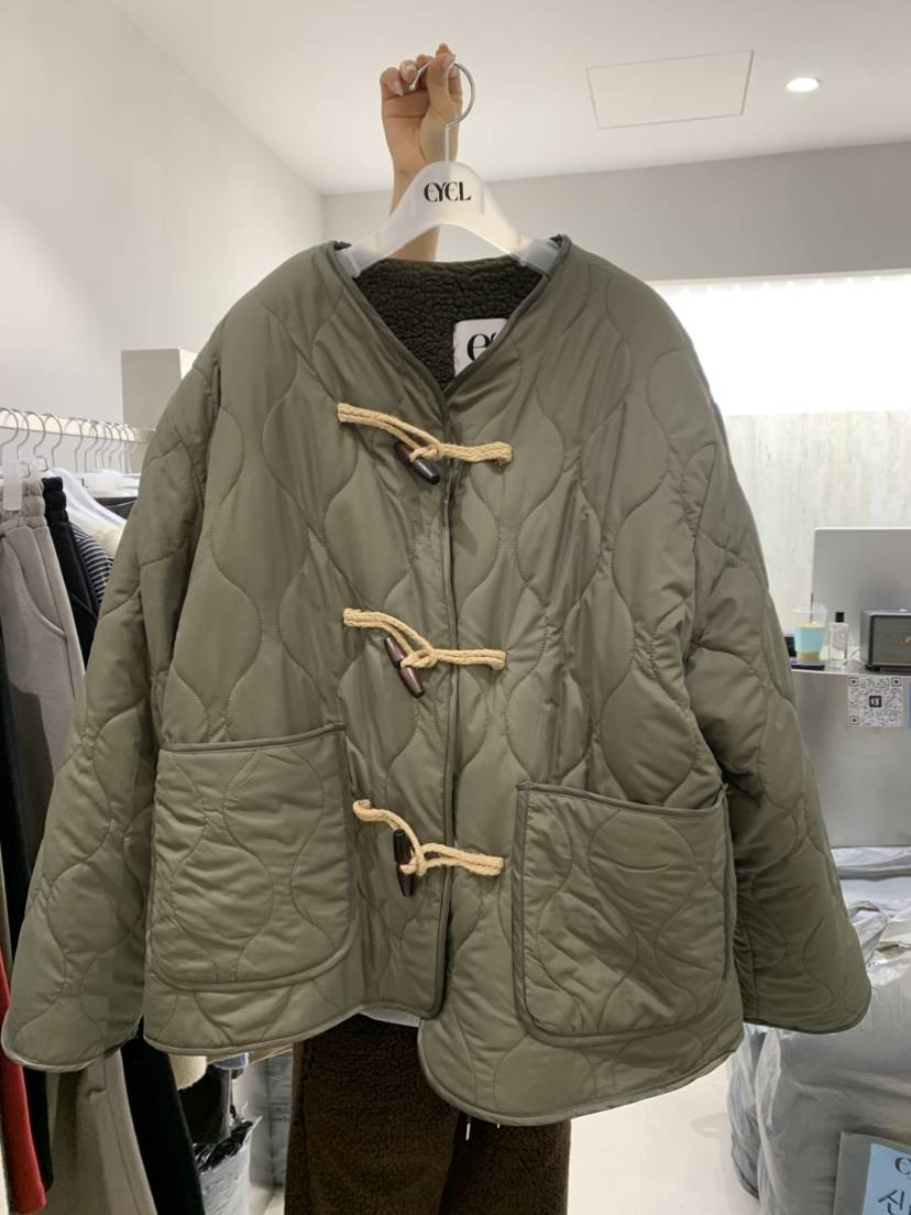 EYEL東大門㊣直郵女裝新款時尚人氣推薦真品職業熱賣短款棉服EYEL短款棉服