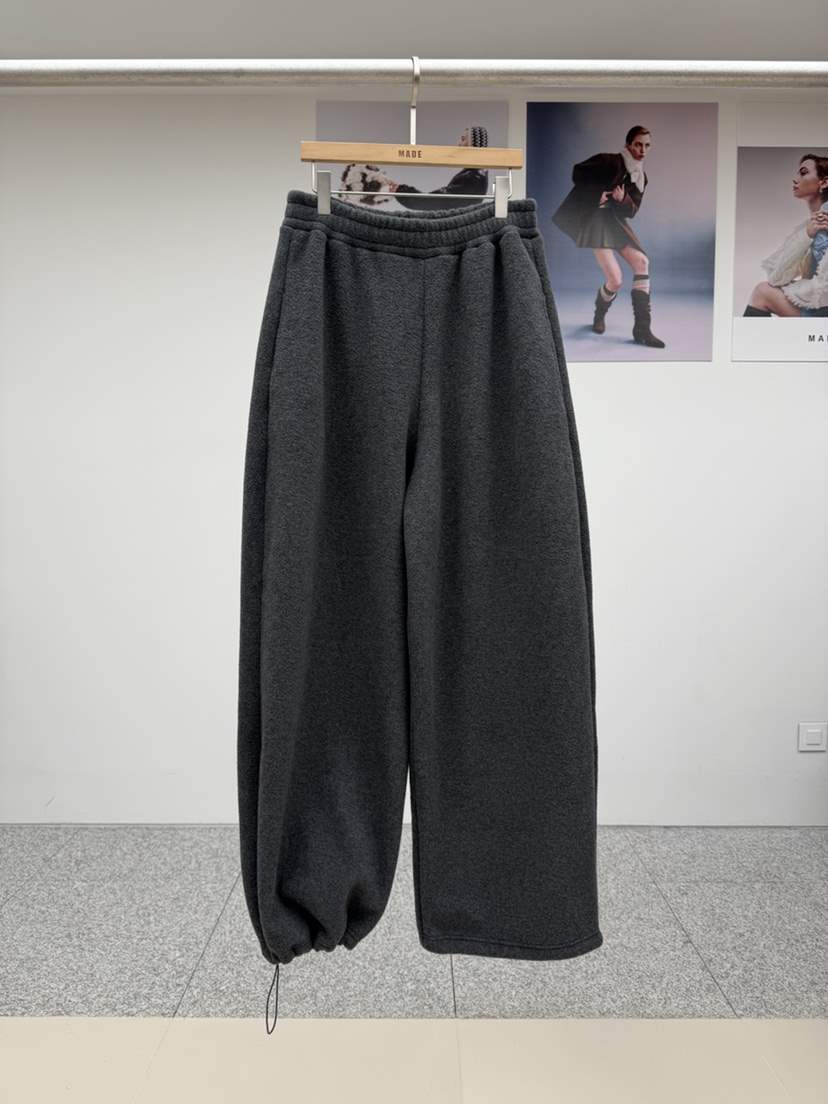 MADE-P東大門㊣實拍女士新款人氣時尚職業25秋冬休閑褲加絨羊毛MADE-P休閑褲