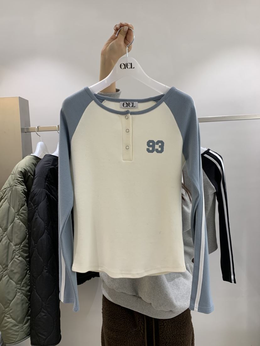 EYEL韓國直郵㊣女士新款25秋冬時尚熱賣推薦職業人氣長袖T恤EYEL長袖T恤