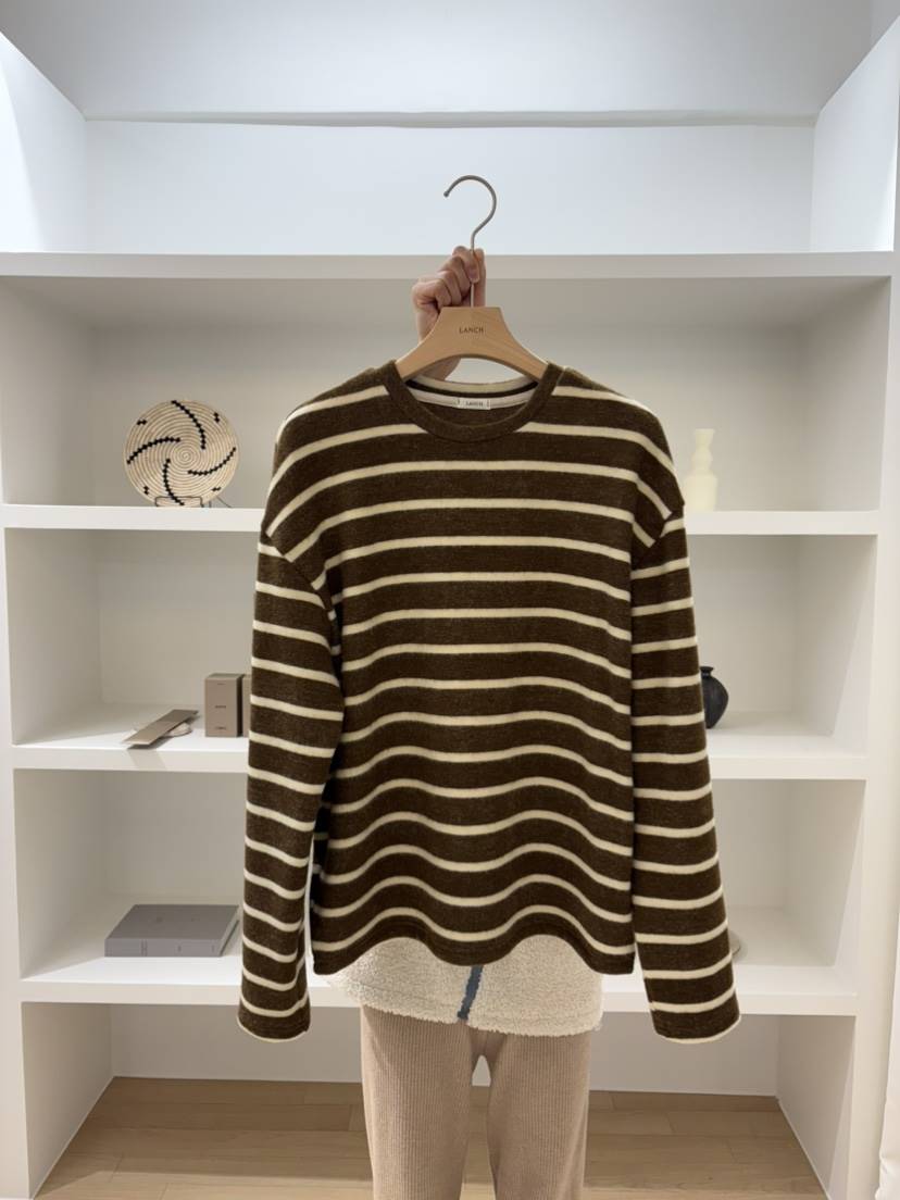 LANCH韓國代購㊣女裝新品時尚人氣真品熱賣職業25秋冬長袖T恤LANCH長袖T恤