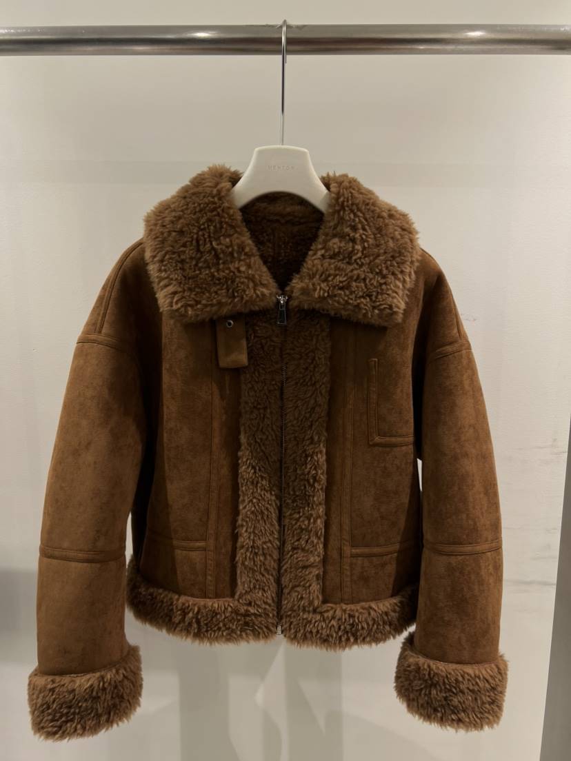 MENTOR韓國直郵㊣女士新款推薦時尚職業人氣25秋冬短款大衣MENTOR短款大衣