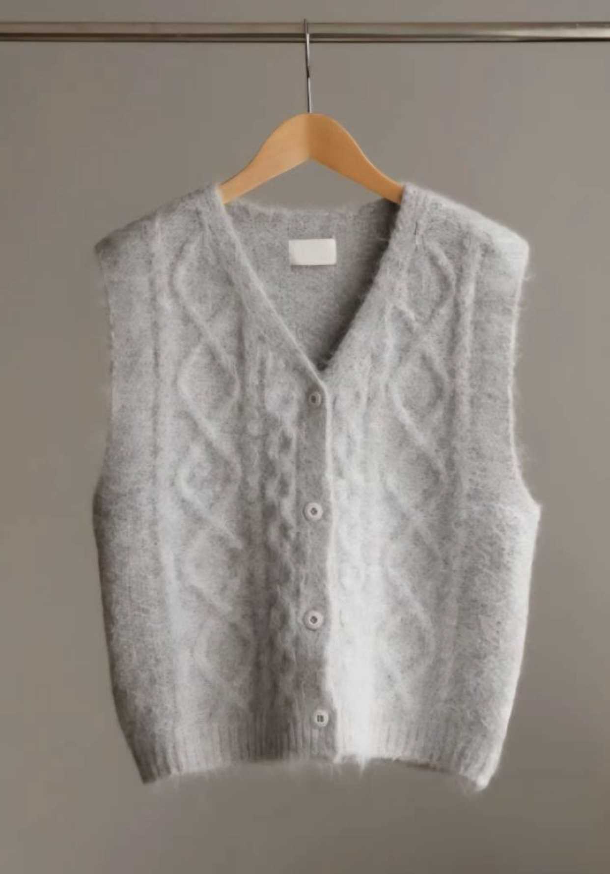 MU 뮤-T東大門㊣實拍女士新款熱賣推薦休閑時尚25秋冬馬甲羊毛MU 뮤-T馬甲