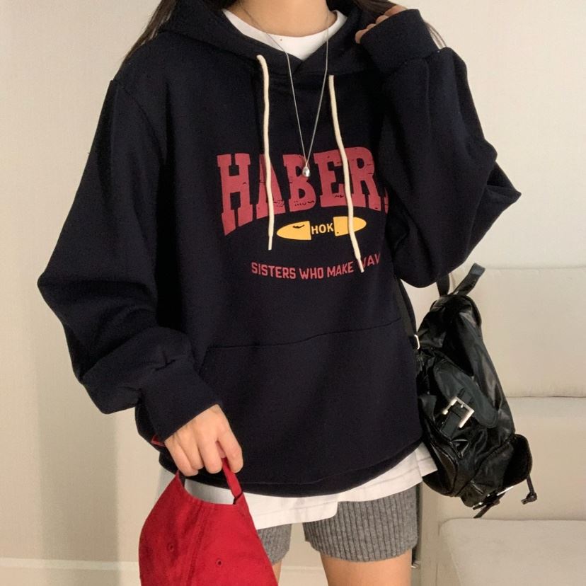 HELLO JINI東大門㊣直郵女裝新款休閑人氣職業推薦25秋冬衛衣HELLO JINI衛衣