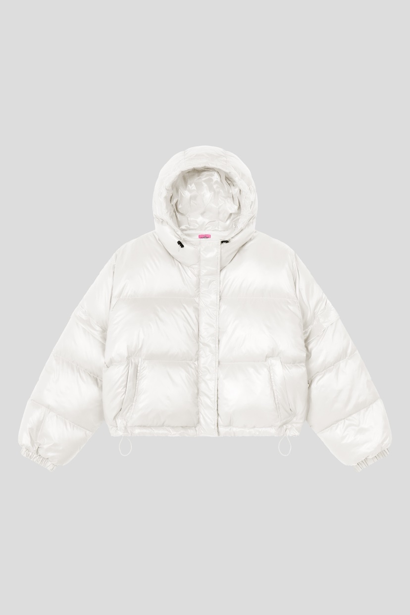 OURWAVE/OUR ROOM韓國代購㊣女士新款25秋冬短款羽絨服羽絨袖子可拆卸填充Our Wave/Our Room短款羽絨服