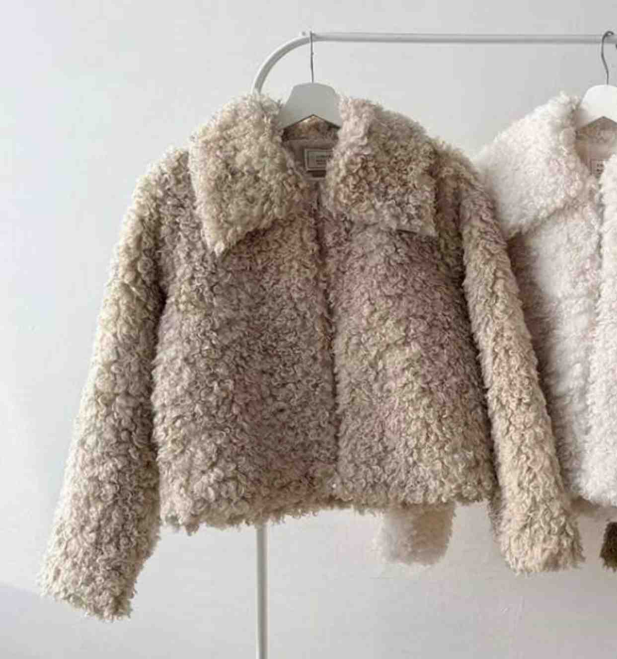 CIRCLE-써클-T韓國代購㊣女裝新品人氣推薦25秋冬短款大衣拉鏈CIRCLE短款大衣