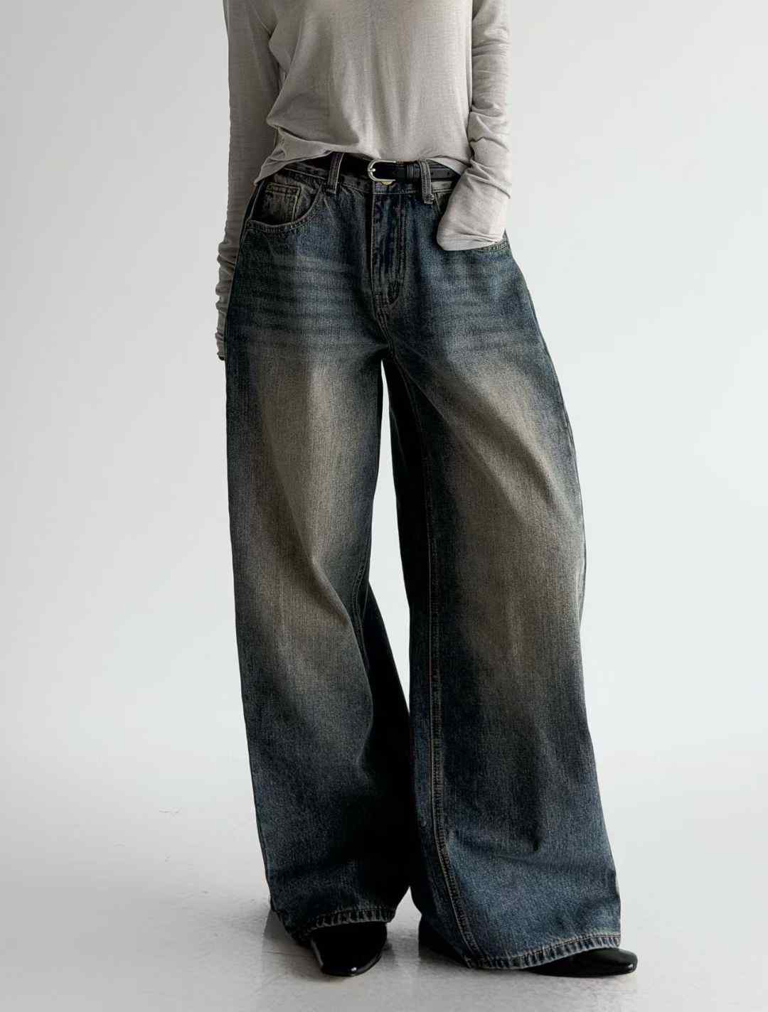 PUBLIC&amp;CO GIRL東大門㊣實拍女士新款熱賣牛仔褲不含腰帶PUBLIC&amp;CO GIRL牛仔褲