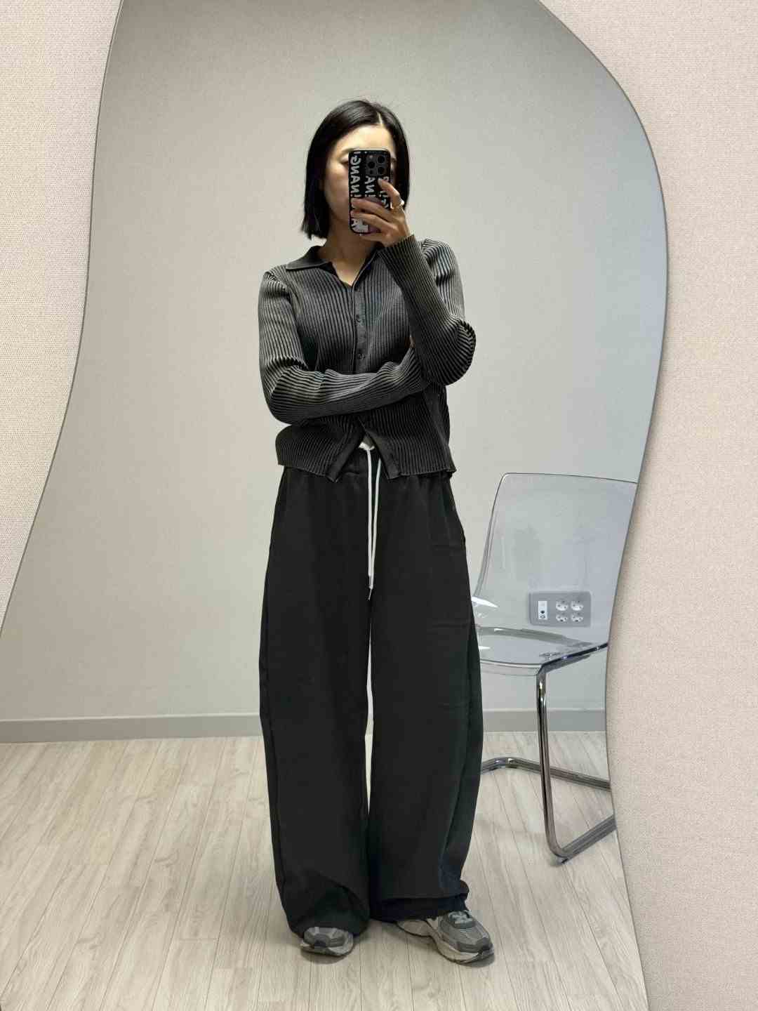 SEOULER韓國代購㊣女裝新款25秋冬職業真品推薦時尚休閑褲腰帶SEOULER休閑褲