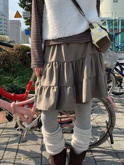 SEOULER東大門㊣代購女裝新品推薦休閑真品熱賣半身裙中短裙SEOULER半身裙/中短裙