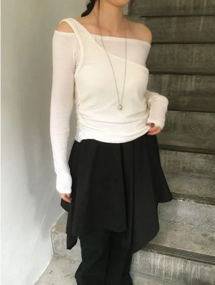 SEOULER東大門㊣代購女士新款推薦職業真品人氣熱賣長袖T恤SEOULER長袖T恤