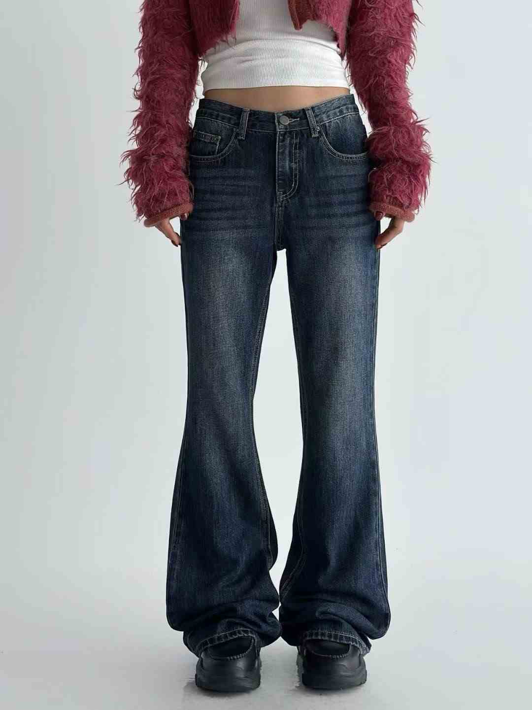 PUBLIC&amp;CO GIRL東大門㊣代購女士新品25秋冬推薦牛仔褲PUBLIC&amp;CO GIRL牛仔褲