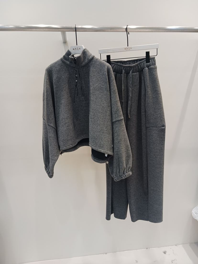 NEOUL東大門㊣代購女裝新款熱賣真品職業25秋冬休閑套裝拉鏈NEOUL/ahin雙領標簽套裝