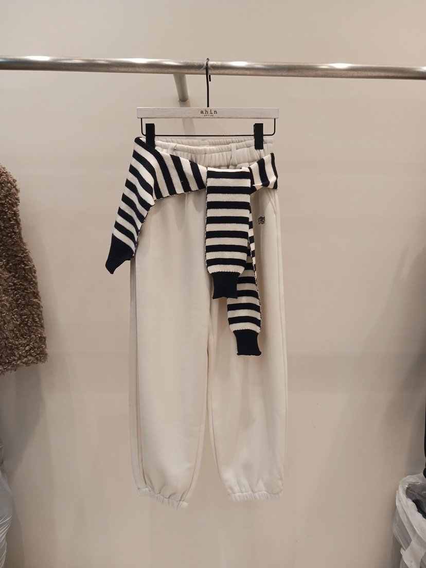 NEOUL東大門㊣代購女裝新款真品休閑推薦人氣時尚25秋冬休閑褲NEOUL/ahin雙領標簽休閑褲