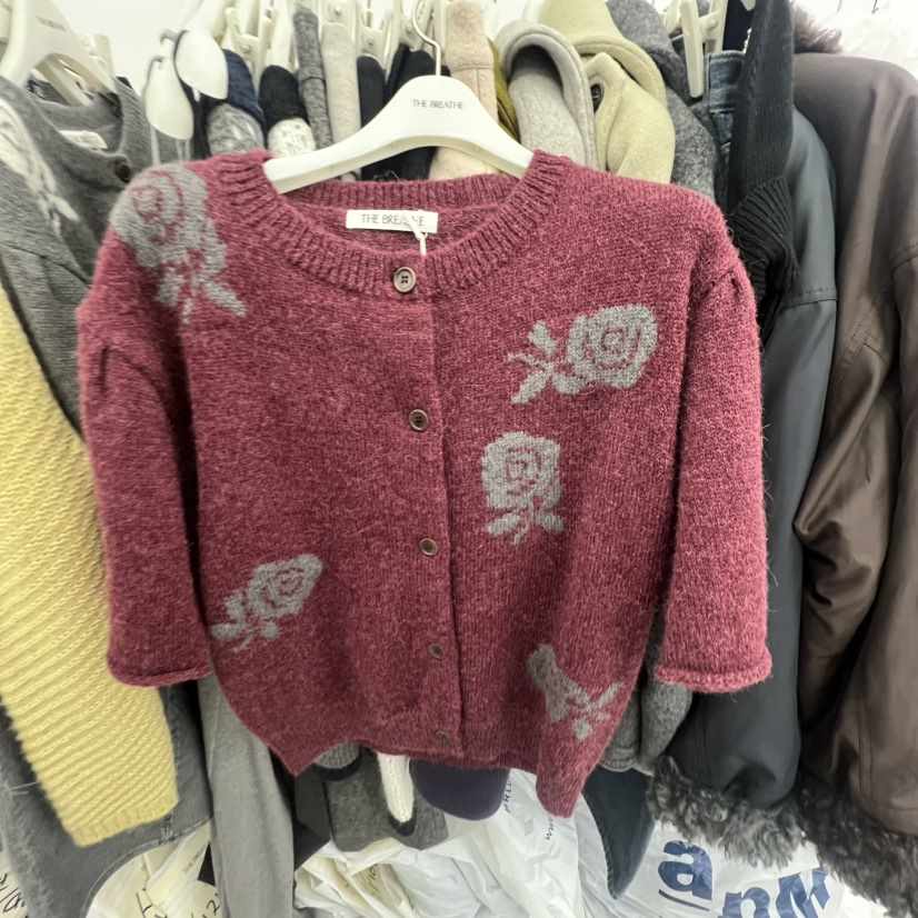 BREATHE韓國直郵㊣女裝新品人氣25秋冬真品時尚熱賣針織衫羊駝BREATHE針織衫