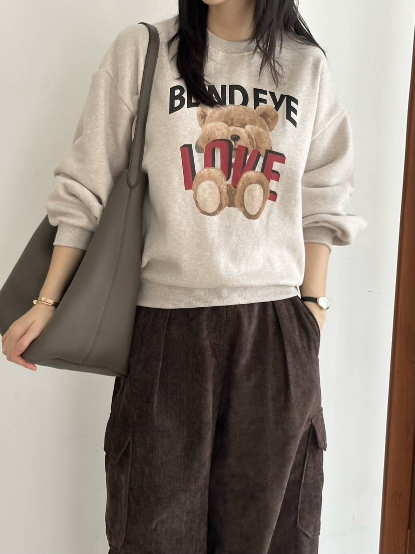 LE VASE東大門㊣直郵女裝新款真品推薦熱賣25秋冬時尚衛衣LE VASE衛衣