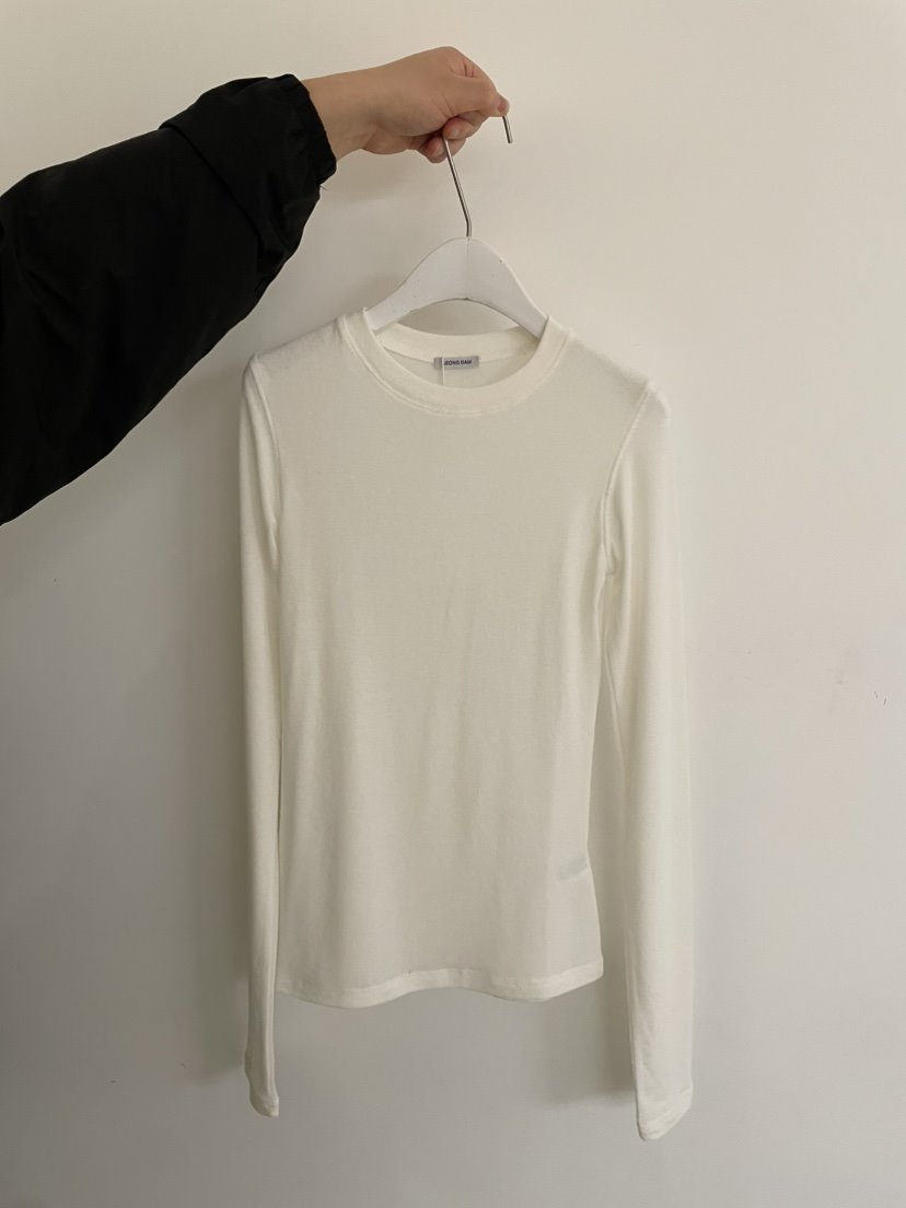 JEONG GAM STUDIOS東大門㊣實拍女裝新品休閑推薦長袖T恤JEONG GAM長袖T恤