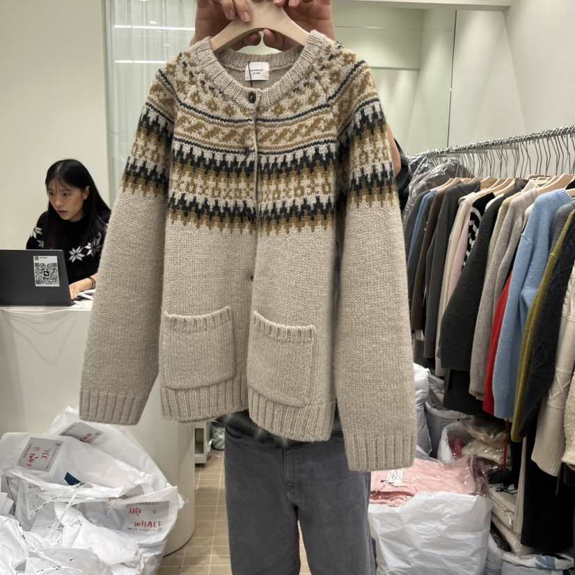 AMY GRACE東大門㊣實拍女士新款25秋冬人氣推薦真品熱賣毛衣AMY GRACE毛衣