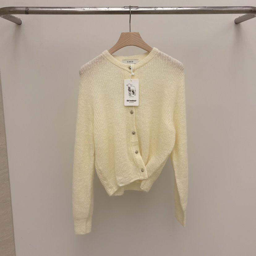 LAIVE東大門㊣實拍女裝新品職業時尚休閑熱賣真品針織衫馬海毛LAIVE針織衫