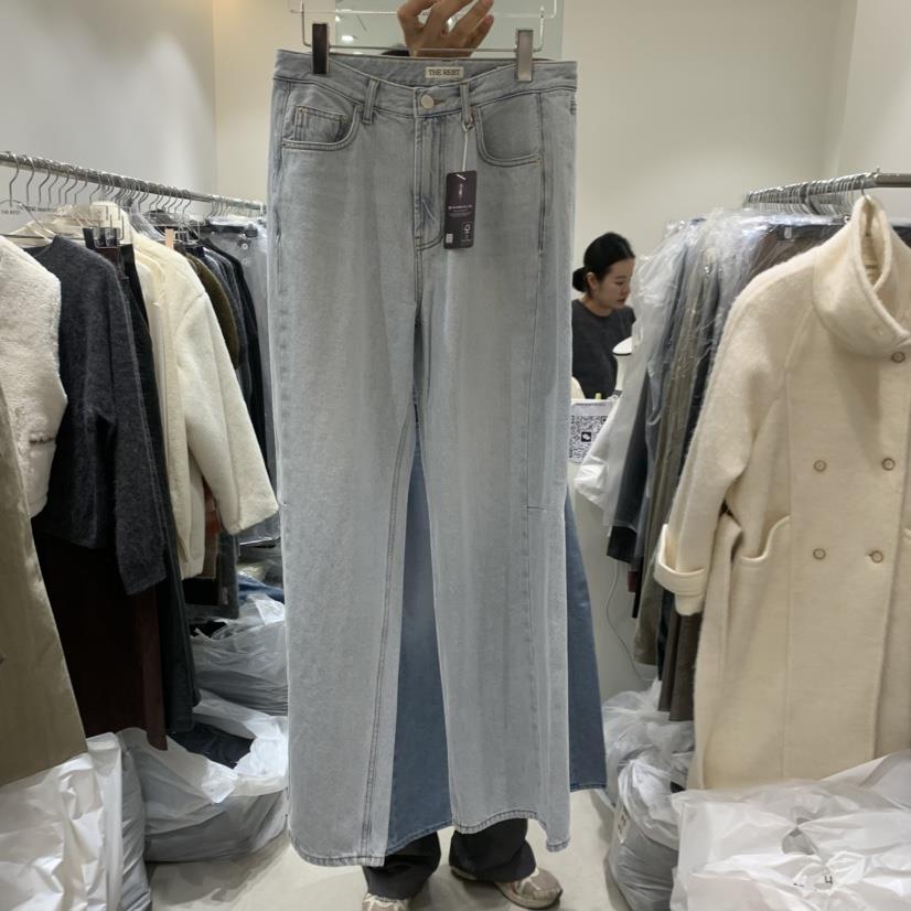 THE REST東大門㊣直郵女裝新品人氣25秋冬休閑推薦真品牛仔褲THE REST/UNNOEUD牛仔褲