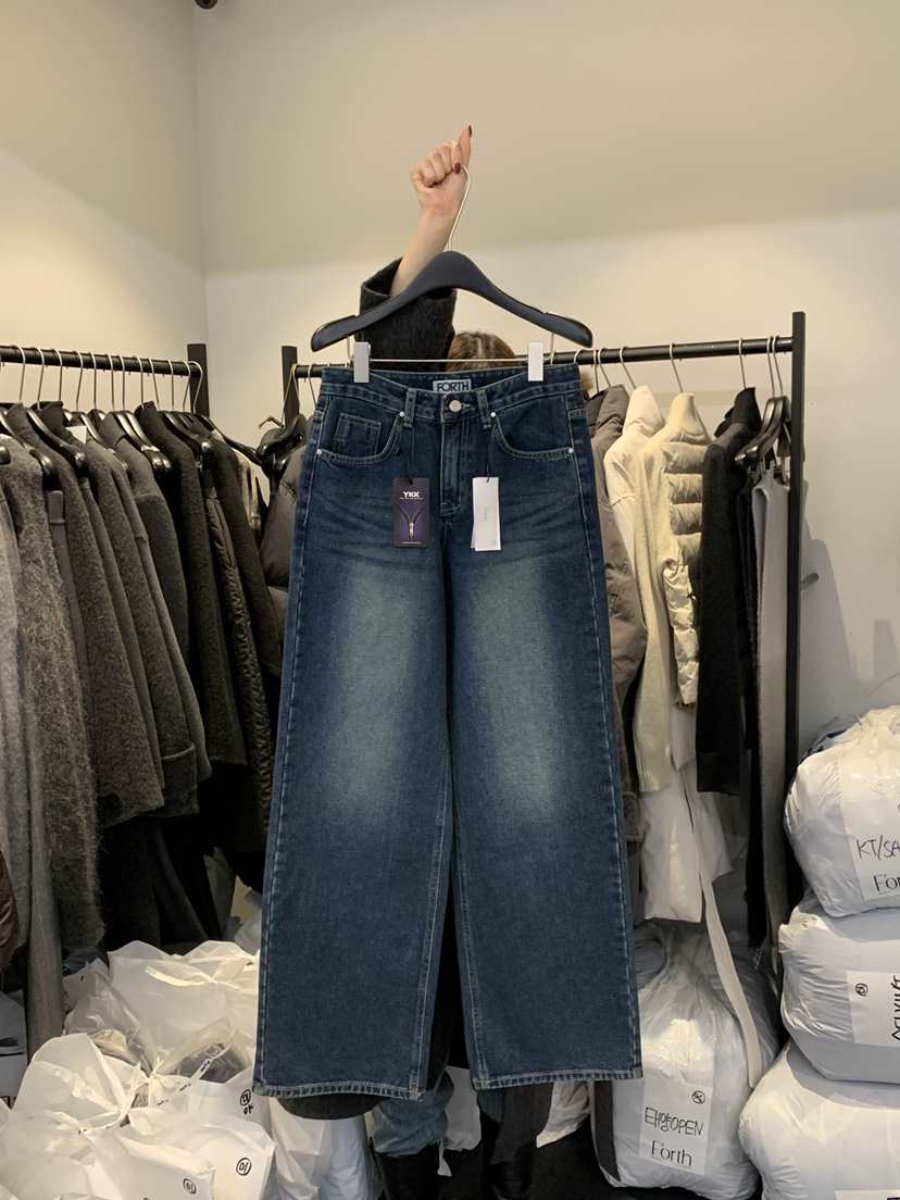 FORTH東大門㊣實拍女士新款人氣推薦25秋冬休閑熱賣職業牛仔褲FORTH牛仔褲
