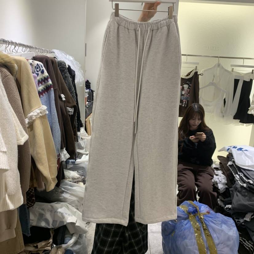 TYCHE東大門㊣代購女裝新品真品休閑熱賣25秋冬休閑褲口袋加絨TYCHE休閑褲