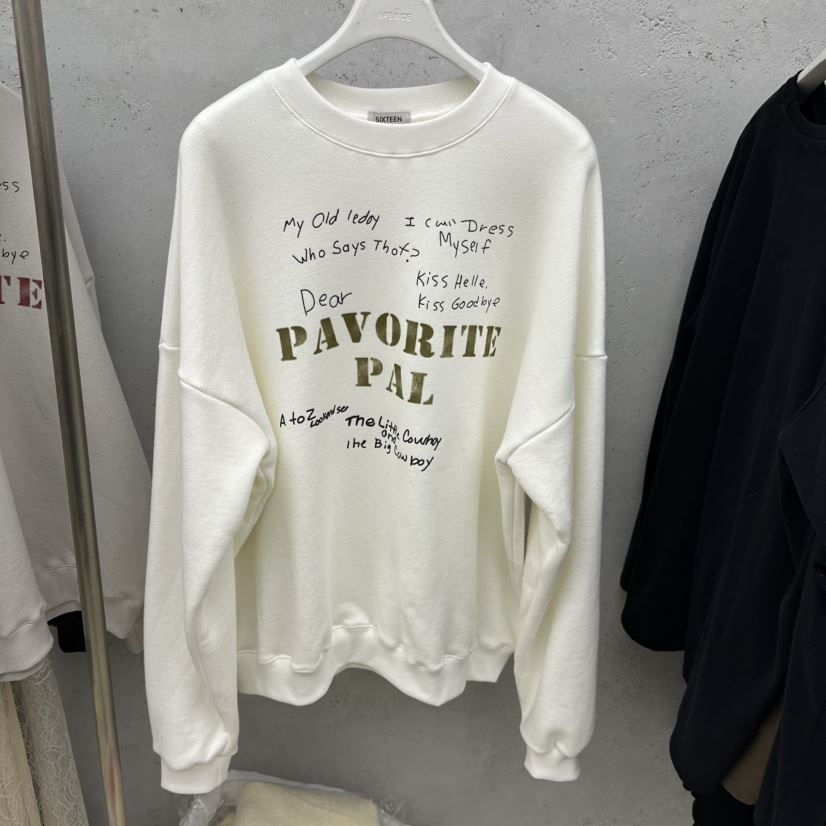 SIXTEEN東大門㊣代購女裝新款推薦25秋冬人氣時尚職業休閑衛衣SIXTEEN衛衣