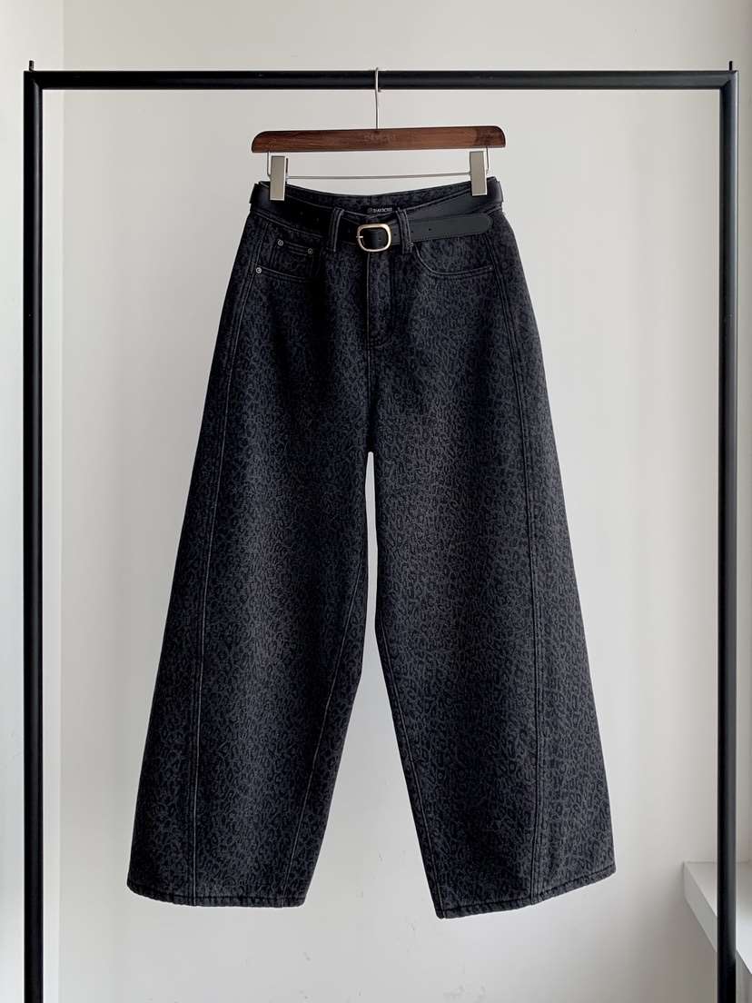 DAVICHI韓國代購㊣女士新款職業真品推薦25秋冬牛仔褲含隨機腰帶DAVICHI牛仔褲