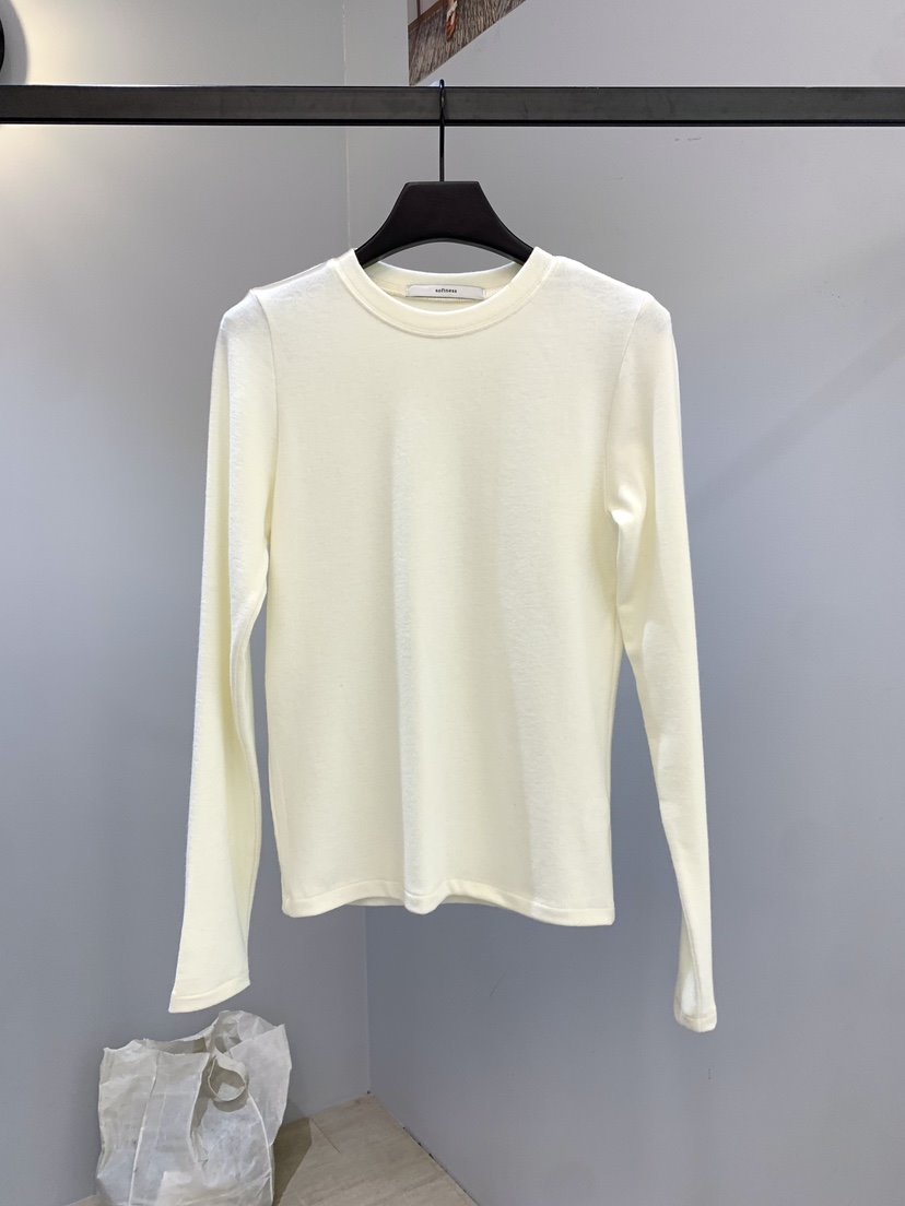 SOFTNESS東大門㊣直郵女士新款熱賣真品長袖T恤安哥拉羊毛保暖Softness/Cosmic長袖T恤