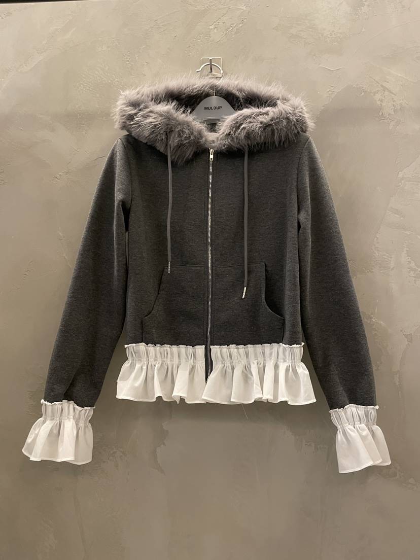MULCUP韓國直郵㊣女士新品真品職業休閑推薦時尚夾克拉鏈狐貍MULCUP夾克