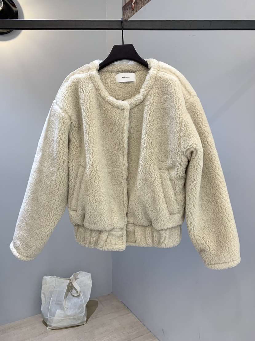 SOFTNESS韓國直郵㊣女裝新品推薦職業時尚真品25秋冬夾克羊毛Softness/Cosmic夾克