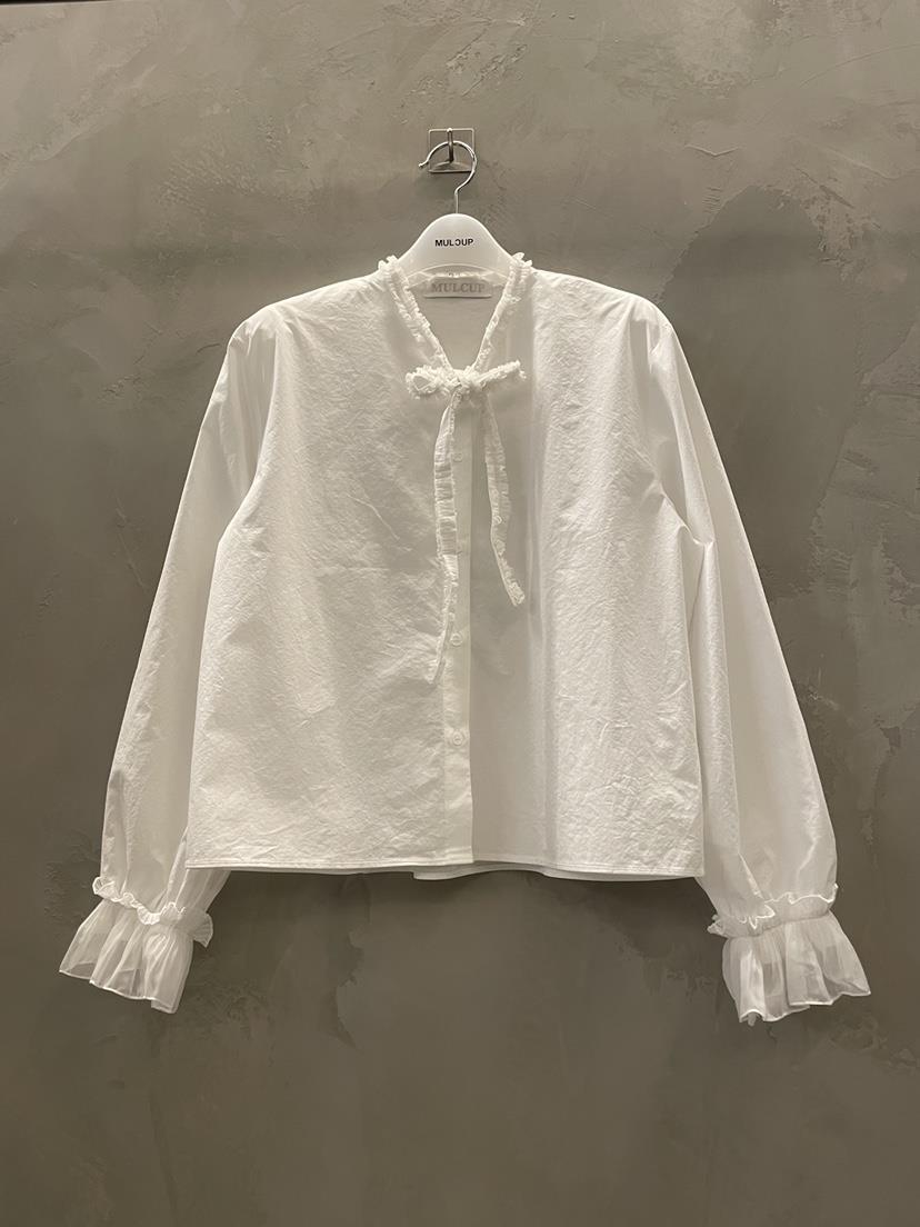 MULCUP韓國直郵㊣女士新品25秋冬時尚真品推薦熱賣襯衫蕾絲衫MULCUP襯衫/蕾絲衫